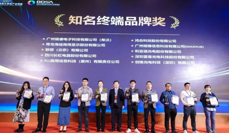 bevictor伟德官网斩获华显2023“Micro LED市场最具着名品牌奖